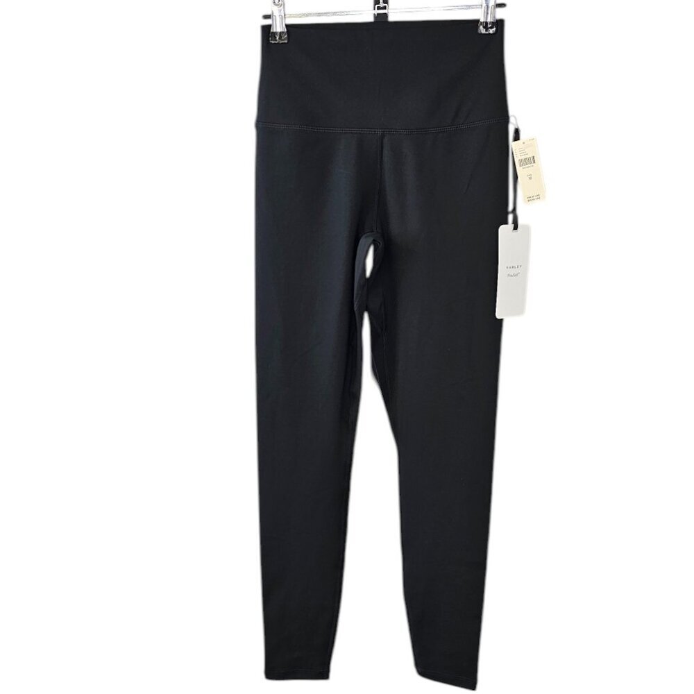 Varley Womens FreeSoft High-Rise Leggings, Black, 27", Athletic, Gym, Size M